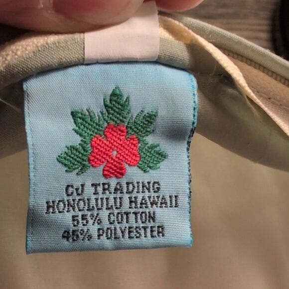 C J Trading Quilted Floral Hibiscus Throw Pillow Honolulu Hawaii - Picture 3 of 8